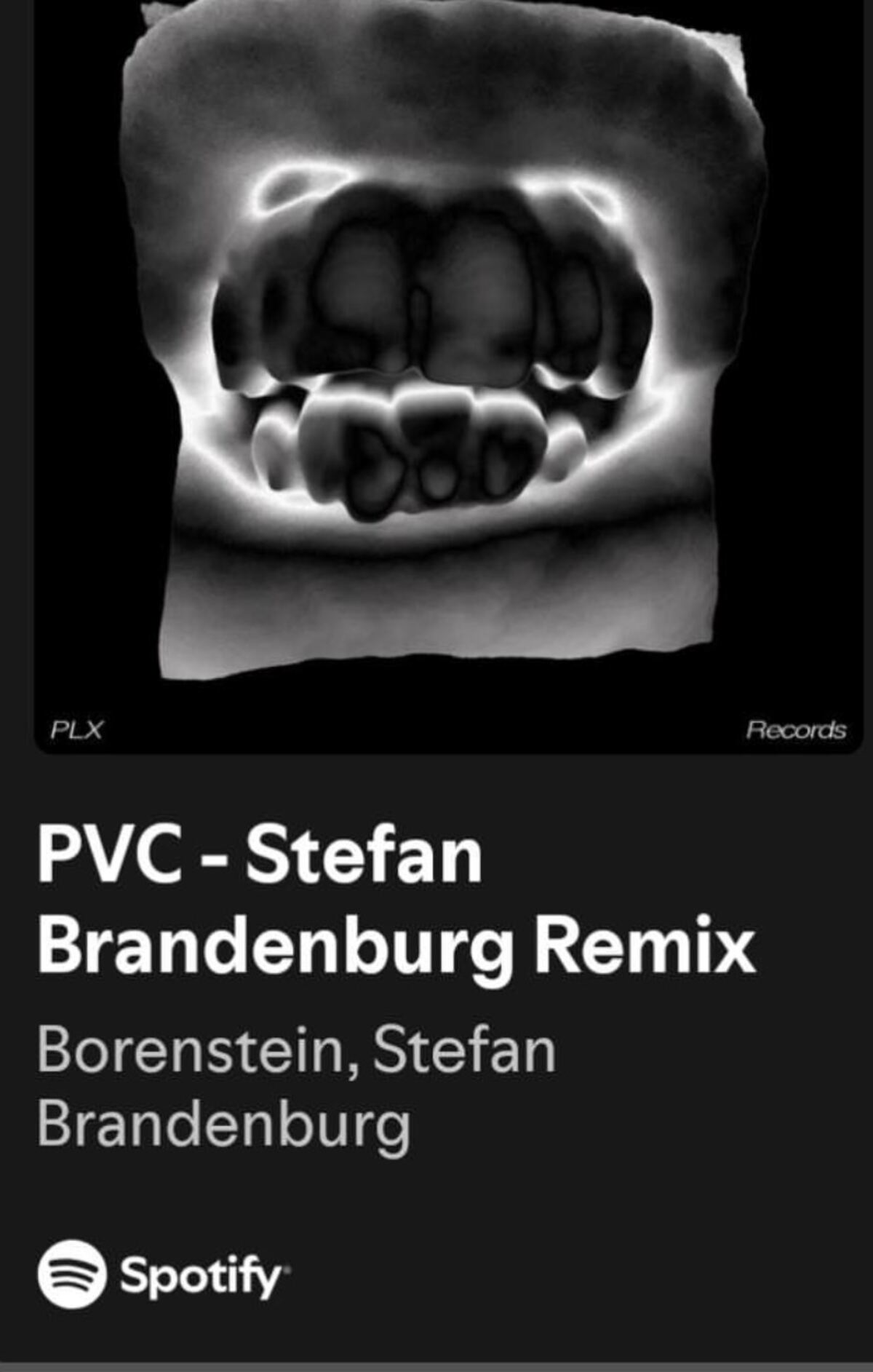 Record cover of the PVC release featuring the Stefan Brandenburg remix on PLX Records